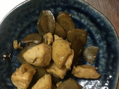 鶏ムネ肉とゴボウの和風炒め煮